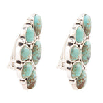 Durango Turquoise Multi Stone Clip Earring - Barse Jewelry