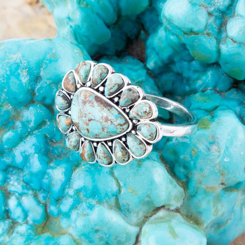 Durango Turquoise Multi-Stone Ring – Barse Jewelry