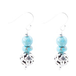 Durango Turquoise Sterling Silver Drop Earrings - Barse Jewelry