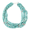 Durango Turquoise Sterling Toursade Statement Necklace - Barse Jewelry