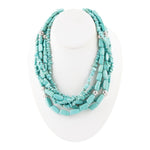 Durango Turquoise Sterling Toursade Statement Necklace - Barse Jewelry