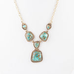 Earth and Sky Bronze Turquoise Necklace - Barse Jewelry