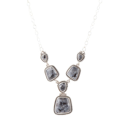 Earth and Sky Labradorite and Sterling Necklace