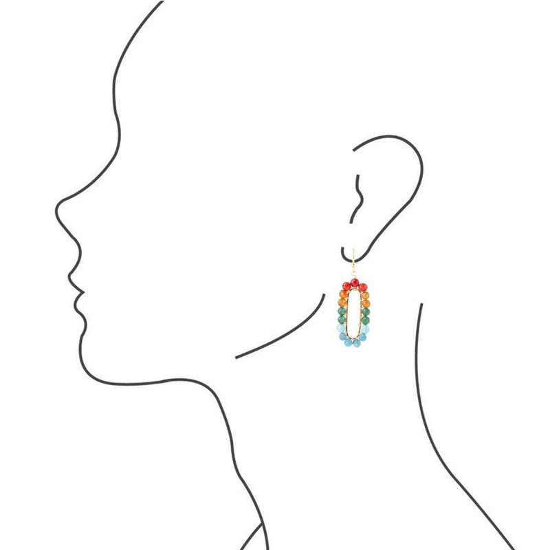 Earthly Jewels Endless Loop Earrings - Barse Jewelry