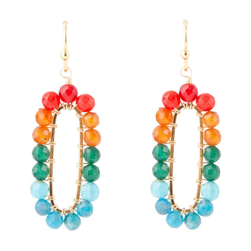 Earthly Jewels Endless Loop Earrings - Barse Jewelry