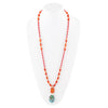 Earthly Jewels Long Agate Slab Necklace - Barse Jewelry