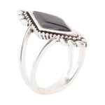 Elizabeth Ring - Black Mother of Pearl - Barse Jewelry