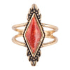 Elizabeth Ring - Red Sponge Coral - Barse Jewelry