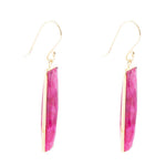 Elongated Scarlet Earrings - Barse Jewelry