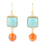 Enchanted Rock Orange Jasper Earrings - Barse Jewelry