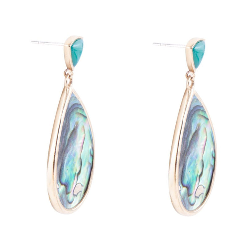 Epiphany Abalone Post Drop Earrings - Barse Jewelry