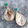Epiphany Abalone Post Drop Earrings - Barse Jewelry