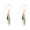 Eternally Turquoise Matrix and Bronze Drop Earrings - Barse Jewelry