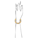 Faceted Yellow Aventurine Link Bracelet - Barse Jewelry
