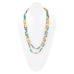 Fall Hues Abalone Long Wrap Necklace - Barse Jewelry