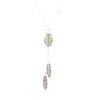 Feather Turquoise and Sterling Silver Necklace - Barse Jewelry