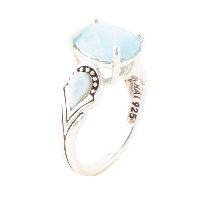 Fit to be Queen Larimar Ring - Barse Jewelry