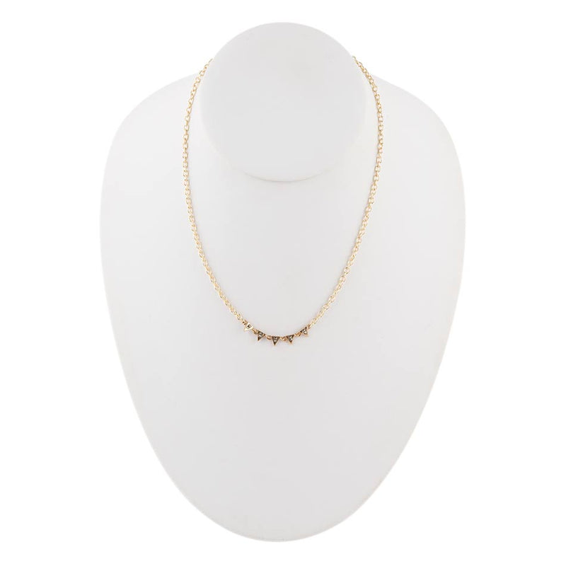 Flag It Marcasite and Bronze Necklace - Barse Jewelry