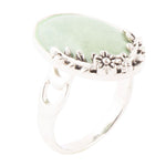 Floral Green Turquoise and Sterling Silver Ring - Barse Jewelry