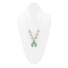 Floral Statement Turquoise and Sterling Silver Necklace - Barse Jewelry