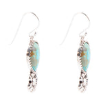 Floral Turquoise and Sterling Silver Earrings - Barse Jewelry