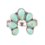 Floral Turquoise and Sterling Silver Ring - Barse Jewelry