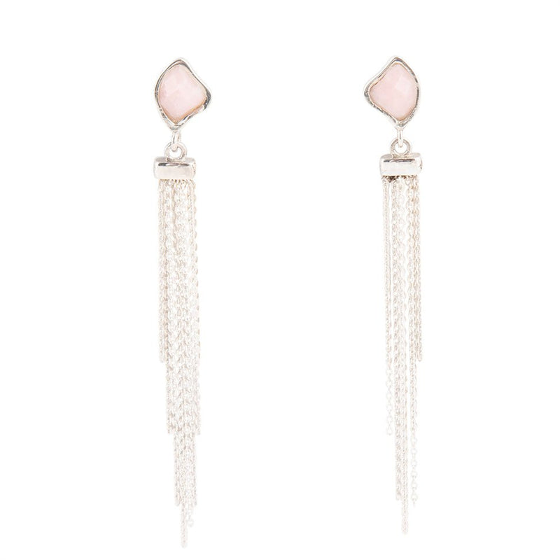Fringed Pink Opal Earrings - Barse Jewelry