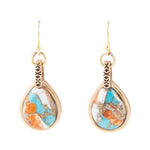 Fused Stone Mix Earring - Barse Jewelry