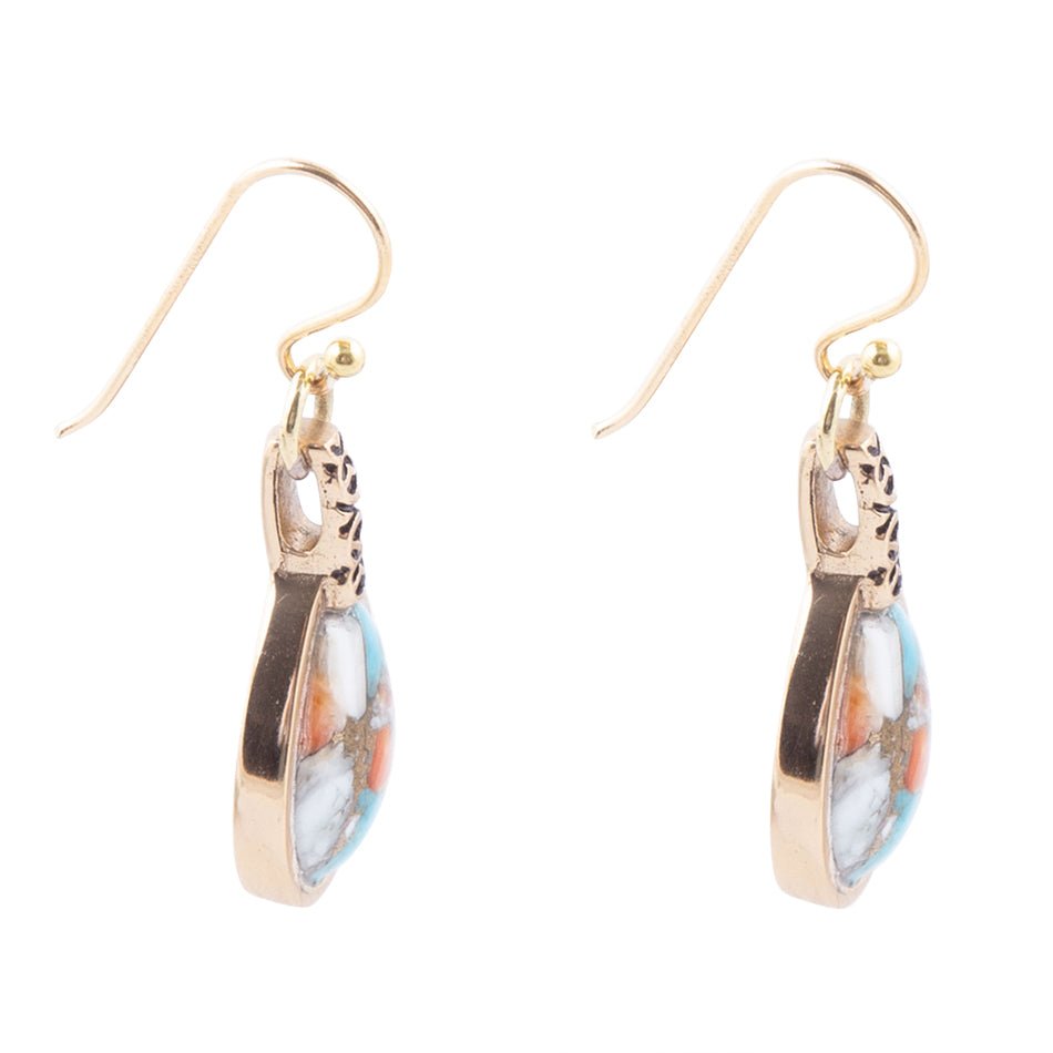 Fused Stone Mix Earring - Barse Jewelry