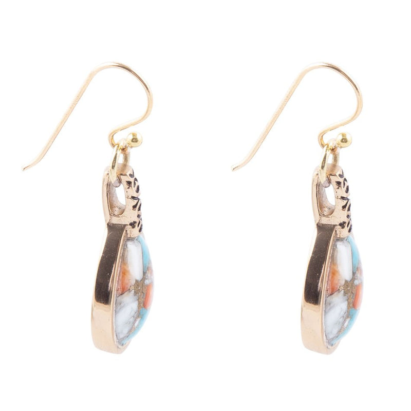 Fused Stone Mix Earring - Barse Jewelry