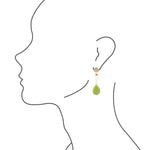 Garden Dreams Lime Turquoise Post Earrings - Barse Jewelry