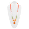 Garden Dreams Orange Quartz Long Necklace - Barse Jewelry