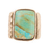 Genuine Turquoise and Bronze Squared Up Ring - Barse Jewelry