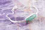 Genuine Turquoise and Sterling Chained Up Cuff Bracelet - Barse Jewelry