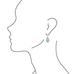 Genuine Turquoise Sunset Earring - Barse Jewelry