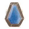 Geometric Lapis Statement Ring - Barse Jewelry