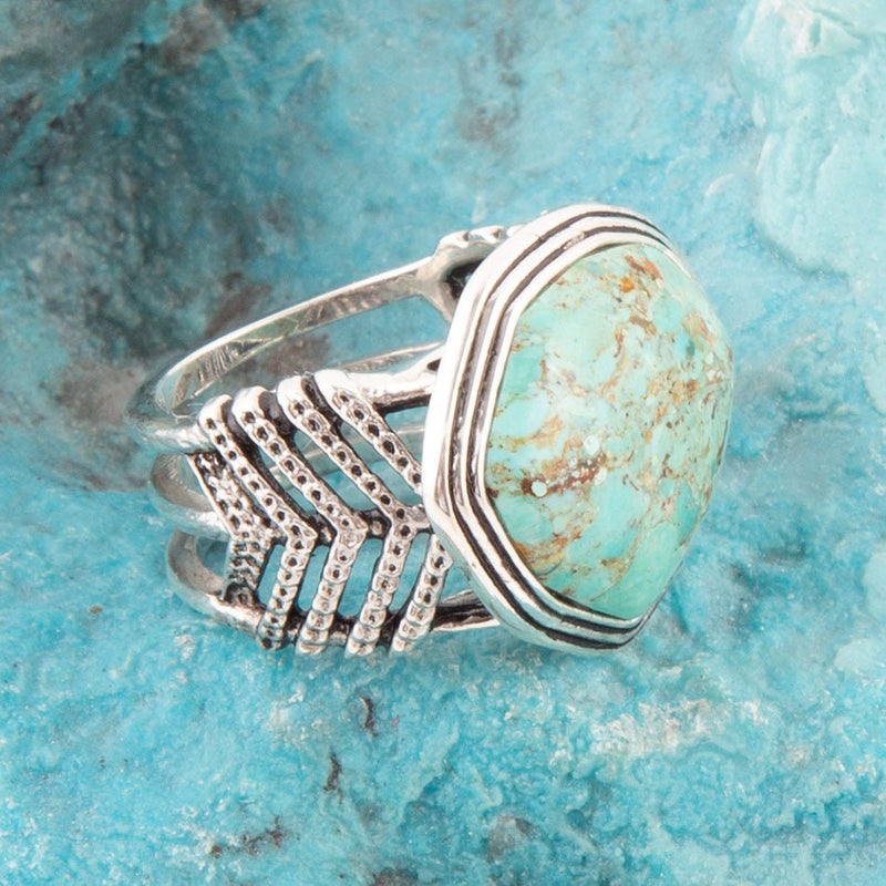 Go West Turquoise and Sterling Silver Ring - Barse Jewelry