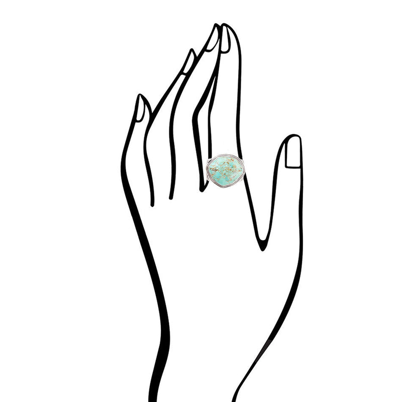 Go West Turquoise and Sterling Silver Ring - Barse Jewelry