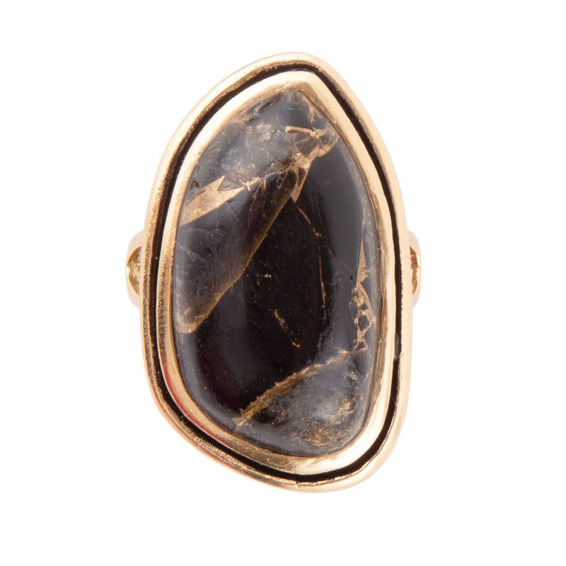 Gold Infused Matrix Ring - Barse Jewelry