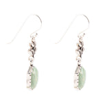 Green Turquoise and Sterling Silver Drop Earrings - Barse Jewelry