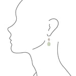 Green Turquoise and Sterling Silver Drop Earrings - Barse Jewelry