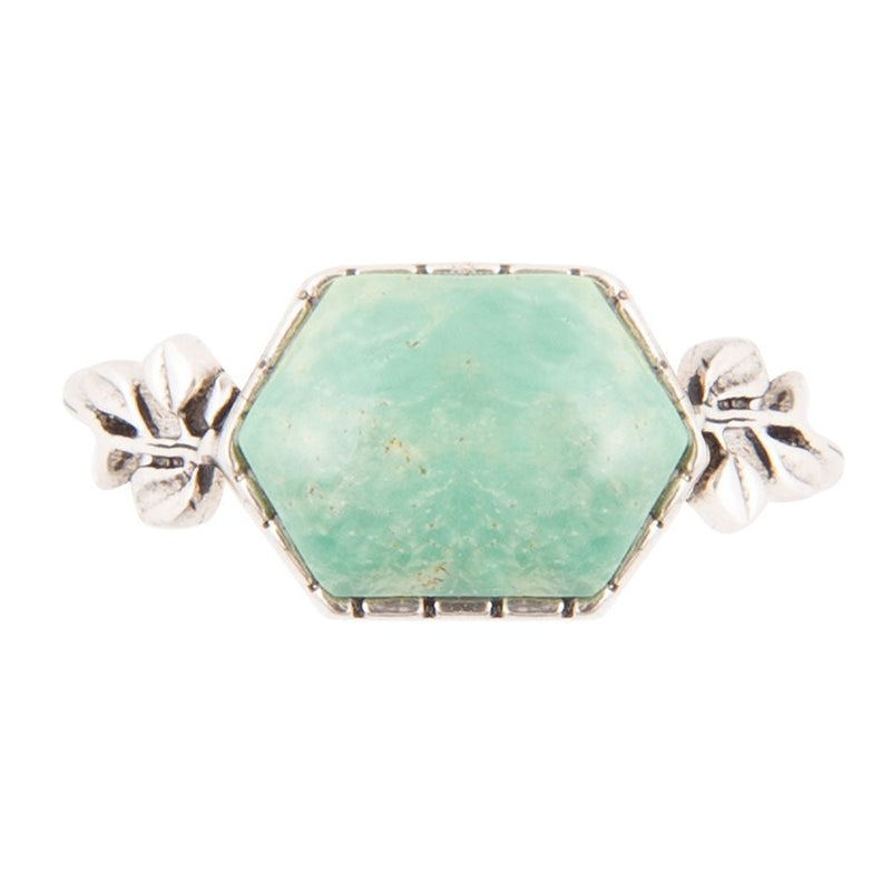 Green Turquoise and Sterling Silver Ring - Barse Jewelry