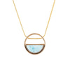 Half Moon Larimar Necklace - Barse Jewelry