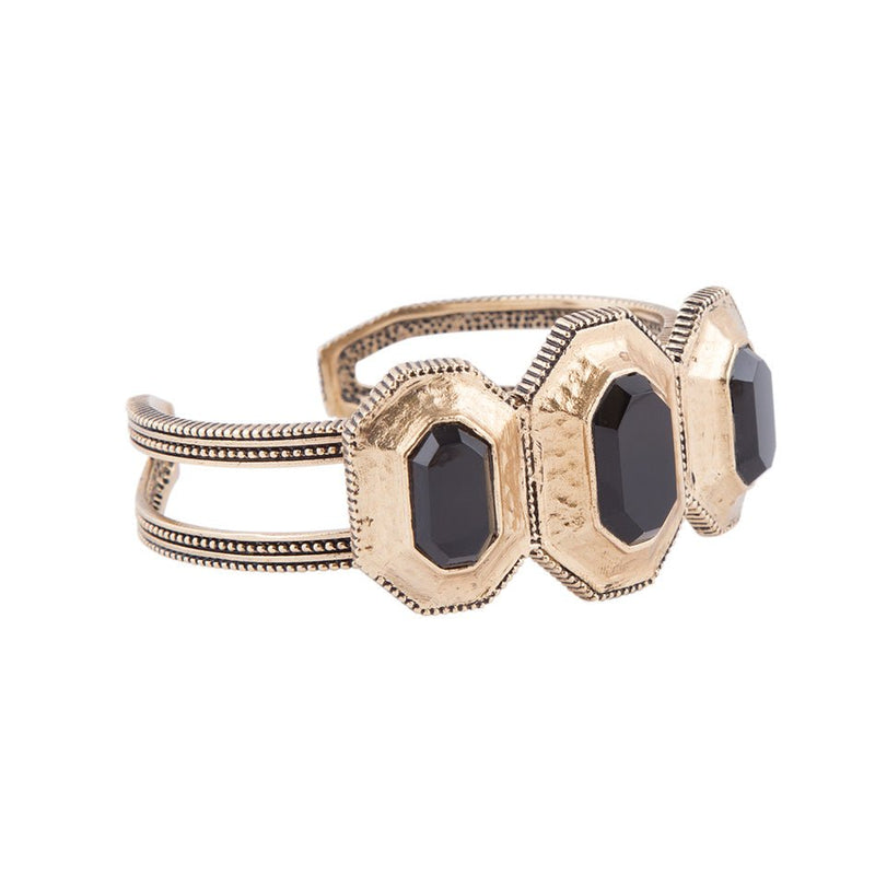 Hall of Fame Onyx Cuff Bracelet - Barse Jewelry