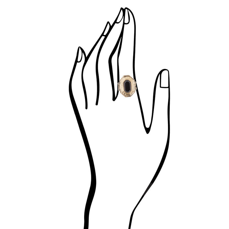 Hall of Fame Onyx Ring - Barse Jewelry