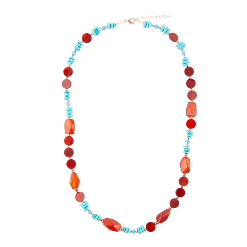 Headed West Long Carnelian Necklace - Barse Jewelry