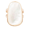 High Class Mother of Pearl and Bronze Ring - Barse Jewelry