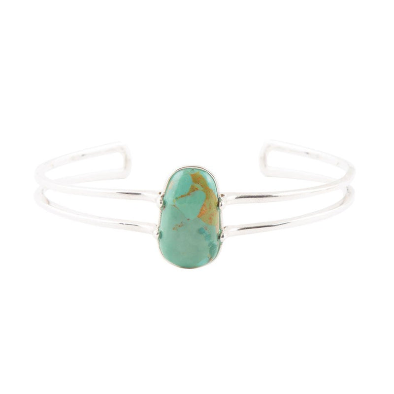 High Class Turquoise and Sterling Silver Cuff Bracelet - Barse Jewelry