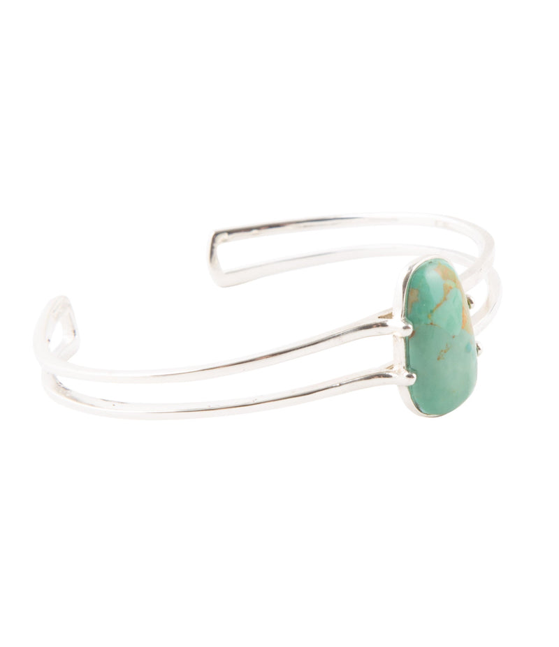 High Class Turquoise and Sterling Silver Cuff Bracelet - Barse Jewelry