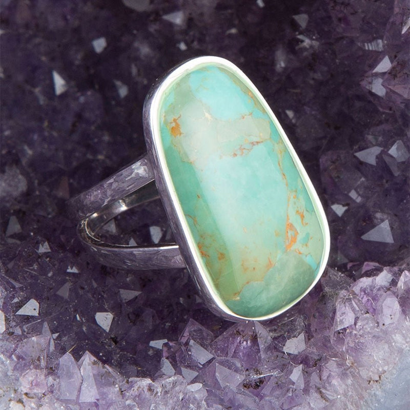 High Class Turquoise and Sterling Silver Ring - Barse Jewelry